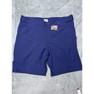 Heybo Shorts Men's XXL Blue 4 Way Stretch Fishing Hiking Outdoors Phone Pocket
